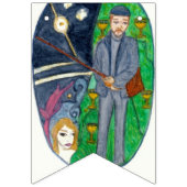 Tarot-Banner Wimpelkette (Dritte Fahne)