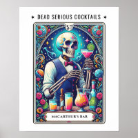 Tarot Barkeeper Bar Dead Serious Cocktails