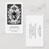 Tarot Bee Theme Honey Bee Apiary Farm Beekeeper Visitenkarte (Vorne/Hinten)