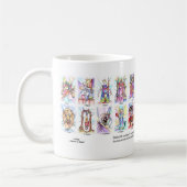 Tarot-beflecktes Glas 11x2 Kaffeetasse (Links)