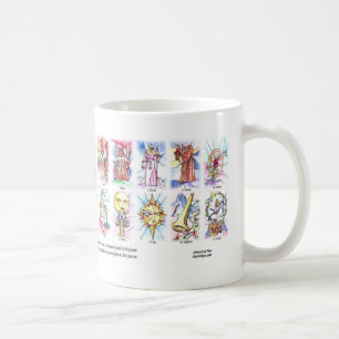 Tarot-beflecktes Glas 11x2 Kaffeetasse
