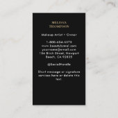 Tarot Berge Goddess Moderne Kunst, Dichtung und Mu Visitenkarte (Rückseite)