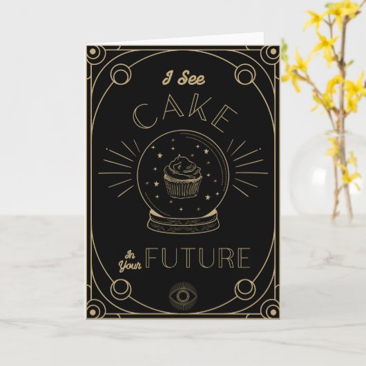 Tarot Birthday Karte (Gelbe Blume)