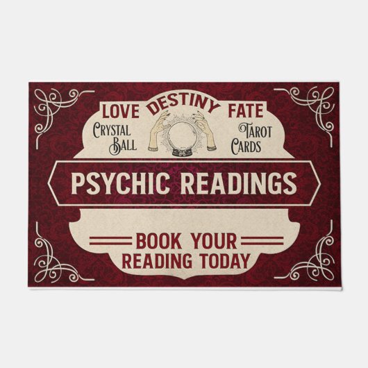 Tarot buchen Sie Ihre Reading Today-Version Fußmatte (Vorderseite)