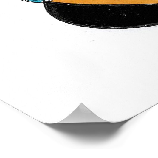 Tarot Buddha Tinte Poster (Ecke)