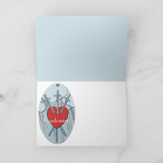 Tarot Card 3 Schwerter Thunder_Cove Karte (Innenseite)