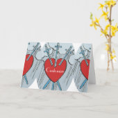 Tarot Card 3 Schwerter Thunder_Cove Karte (Gelbe Blume)