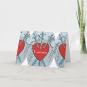 Tarot Card 3 Schwerter Thunder_Cove Karte (Vorderseite)