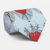 Tarot Card 3 Schwerter Thunder_Cove Krawatte (Gerollt)