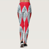 Tarot Card 3 Schwerter Thunder_Cove Leggings (Rückseite)
