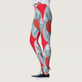 Tarot Card 3 Schwerter Thunder_Cove Leggings (Links)