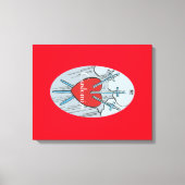 Tarot Card 3 Schwerter Thunder_Cove Leinwanddruck (Vorderseite)