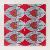 Tarot Card 3 Schwerter Thunder_Cove Puzzle (Horizontal)