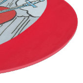 Tarot Card 3 Schwerter Thunder_Cove  Schneidebrett (Ecke)