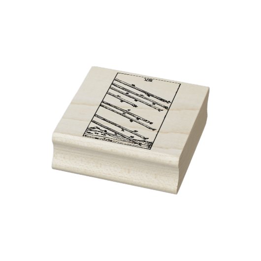 Tarot Card: Acht Wands: 8 der Welt Gummistempel (Stempel)