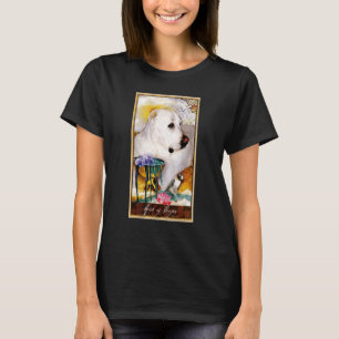 Tarot Card As of Cups and Dog Cosmic Graphic Dogs T-Shirt