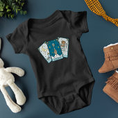 Tarot Card Baby One Piece Baby Boy T - Shirt