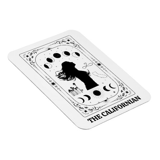 Tarot Card California Celestial Mystical Decor Magnet (Rechte Seite)