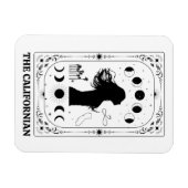 Tarot Card California Celestial Mystical Decor Magnet (Horizontal)