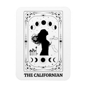Tarot Card California Celestial Mystical Decor Magnet