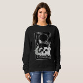 Tarot Card Cat  The Death Sweatshirt (Vorne ganz)