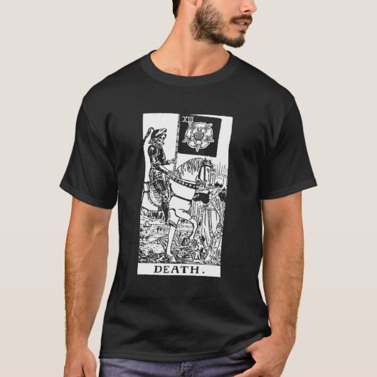 Tarot Card Death Tarot T-Shirt (Vorderseite)