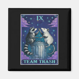 Tarot Card Deck Team Trash Raccoon Tarot Karten lö Magnet