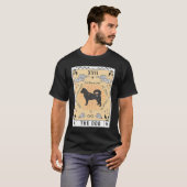 Tarot Card Der Hund Ostsibirischer Laika Celestie  T-Shirt (Vorne ganz)