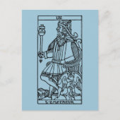 Tarot Card: Der Kaiser Postkarte (Vorderseite)
