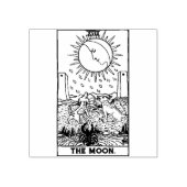Tarot Card: Der Mond: Personalisierter Text Gummistempel (Prägung)