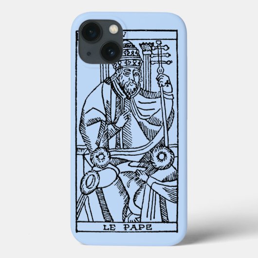 Tarot Card: Der Papst Case-Mate iPhone Hülle (Rückseite)