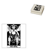 Tarot Card: Der Teufel: Personalisierter Text Gummistempel (Stempel)