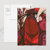 Tarot CARD DESIGN DER LOVERS Postkarte (Vorne/Hinten)