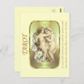 Tarot Card - Die Geliebten Postkarte (Vorne/Hinten)