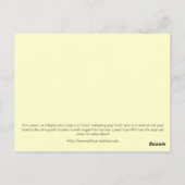 Tarot Card - Die Geliebten Postkarte (Rückseite)