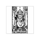 Tarot Card: Die Hierophonie: Personalisierter Text Gummistempel (Prägung)