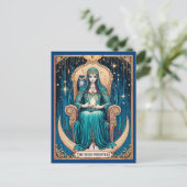 Tarot Card, die Hohepriester 2 Postkarte (Stehend Vorderseite)