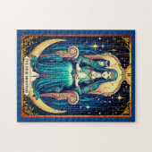 Tarot Card, die Hohepriester 2 Puzzle (Horizontal)