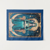 Tarot Card, die Hohepriester 2 Wandteppich (Vorderseite (Horizontal))