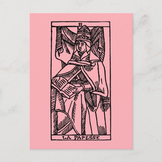 Tarot Card: Die Popularität Postkarte (Vorderseite)