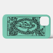Tarot Card: Die Welt Case-Mate iPhone Hülle (Rückseite (Horizontal))