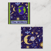 Tarot Card - DIE WELT Mitteilungskarte (Vorne/Hinten)