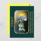 Tarot Card - Die Welt Postkarte (Vorne/Hinten)