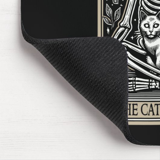 Tarot Card Emo Gothic - Okkultisieren Sie die Katz Mousepad (Ecke)