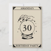 Tarot Card Feier jeder Einladung zum Geburtstag (Vorderseite)