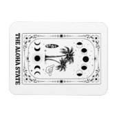 Tarot Card Hawaii Aloha Staat Celestial Souvenir Magnet (Horizontal)