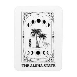 Tarot Card Hawaii Aloha Staat Celestial Souvenir Magnet