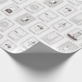 Tarot Card Hexchy Geschenkpapier Wrapping Papier (Ecke)