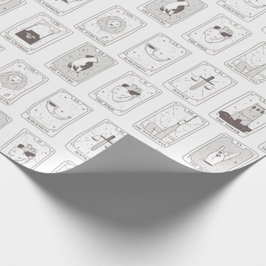 Tarot Card Hexchy Geschenkpapier Wrapping Papier (Ecke)