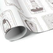 Tarot Card Hexchy Geschenkpapier Wrapping Papier (Rolleneckpunkt)